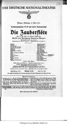 Die Zauberflöte