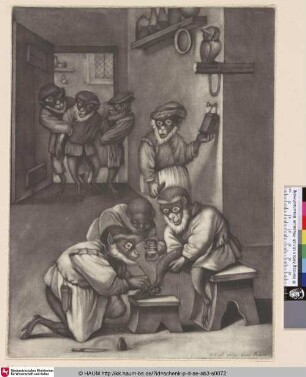 [Ein Affe als Chirurg; Monkey as a surgeon]