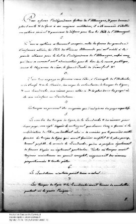 Beitritt Hessens zur Großen Allianz gegen Napoleon. (Provisorisches Verteidigungsabkommen, paraphiert)
