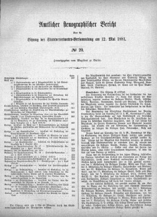 No. 20, 12. Mai 1881