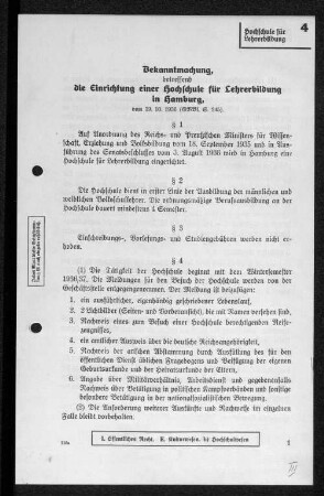 4 Hochschule für Lehrerbildung