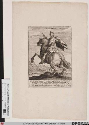 Bildnis Friedrich der Schöne, Erzherzog von Österreich, 1314-22 römisch-deutscher (Gegen)König