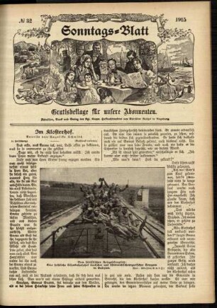 Ausgabe vom Sonntag, den 08. August 1915.