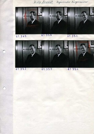 Portraitserie Willy Brandt