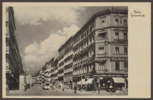 Ansichtskarte „Zossener Straße“, Ecke Gneisenaustraße