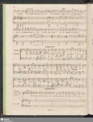 No. 32 Recitativ: Und er kam und fand sie aber schlafend