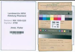 Entnazifizierung Walter Jesse , geb. 15.08.1903 (Kaufmann)