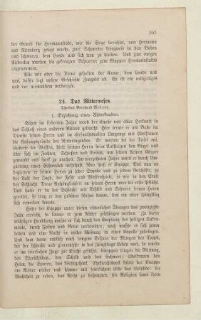 24. Das Ritterwesen