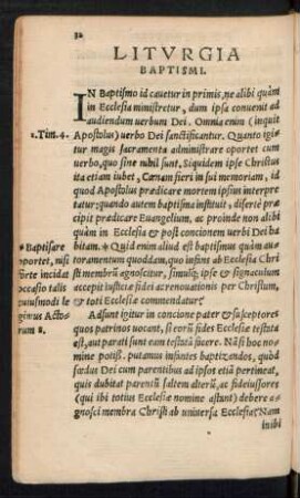 Liturgia Baptismi.