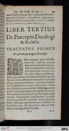 Tractatus primus