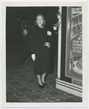 Marlene Dietrich (Los Angeles, 1940) (Archivtitel)