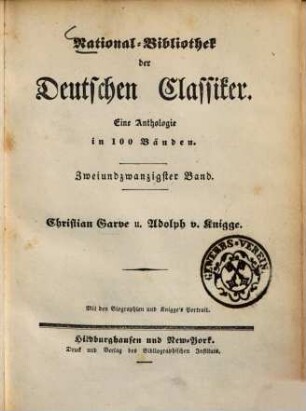 Anthologie aus den sämmtlichen Werken