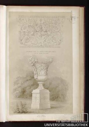114. Colossale Vase im Garten von Sans-Souci