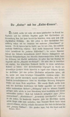 125-134 Die "Cultur" und das "Cultur-Examen"