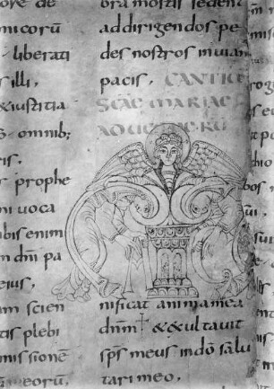 Psalter von Corbie — Initiale M, Folio 136verso