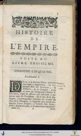 Livre Troisieme. Empereurs de la Maison d’Austriche.