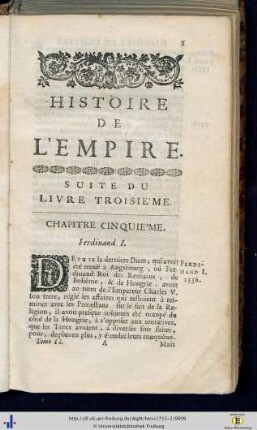 Livre Troisieme. Empereurs de la Maison d’Austriche.