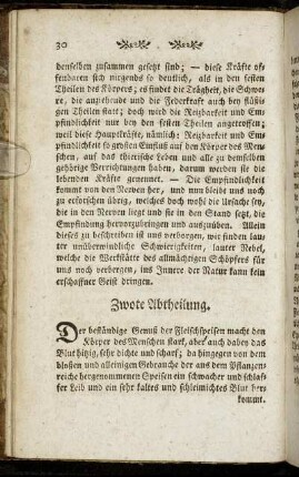 Zwote Abtheilung.