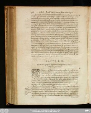 Caput IIII. Rationem cognoscendi futura contingentia ex divinis ideis non satis reddi.
