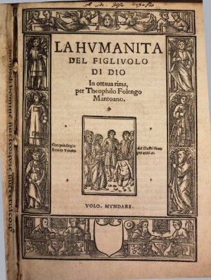 La humanità del figliuolo di Dio : in ottava rima
