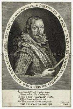 Brustbildnis des Christian Markgraf von Brandenburg-Bayreuth