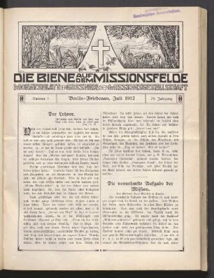 Nummer 7. Juli 1912