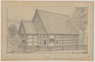 Hiddensen bei Detmold (Kreis Detmold): Wahrwegs Hof. Haupthaus (Schaubild)