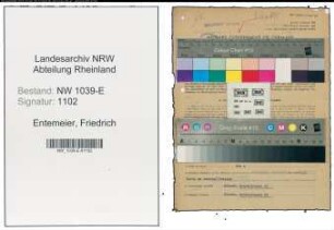 Entnazifizierung Friedrich Entemeier , geb. 01.08.1910 (Hilfsangestellter)