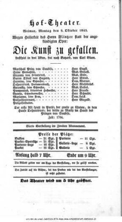 Die Kunst zu gefallen