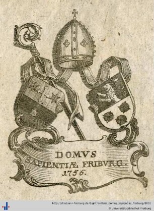 [Provenienz]: Collegium Sapientiae Freiburg, Breisgau