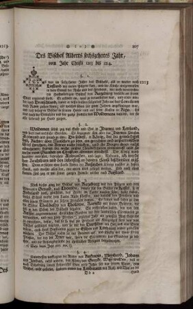 Des Bischof Alberts sechszehntes Jahr, vom Jahr Christi 1213 bis 1214.