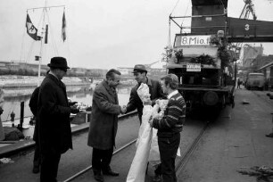Rekordergebnis von acht Millionen Tonnen Jahresumschlag im Karlsruher Rheinhafen