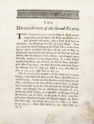 The Description of the Second Plate