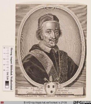 Bildnis Papst Innozenz XII. (Antonio Pignatelli) (reg. 12. 7. 1691 - 27. 9. 1700)