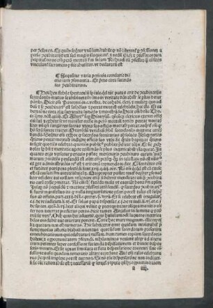 Sequuntur varia pericula correlarie dictis iam consonantia. Et primo circa sacerdotes concubinarios.
