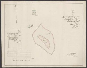 Plan über das fürstlich von der Leyensche herrschaftliche Schloss Hohengeroldseck
