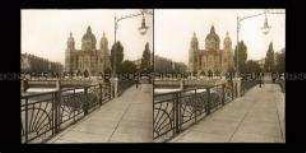 Blick zur Pfarrkirche St. Lukas, München