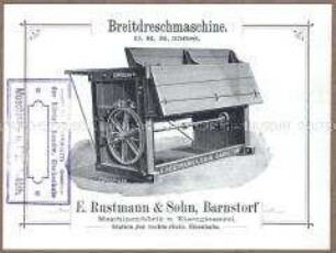 Breitdreschmaschine