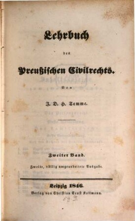 Lehrbuch des preußischen Civilrechts. 2