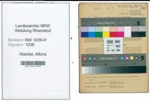 Entnazifizierung Alfons Hoeke , geb. 04.05.1885 (Bahnbeamter)