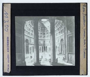 Rom, Pantheon,Piranesi, Innenansicht des Pantheon (Druck, Wilton-Ely 219)