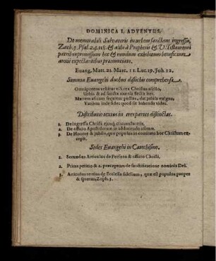 Die im Titel des Werkes genannte "Methodica Synopsis ..."