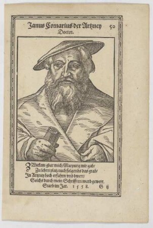 Bildnis des Janus Cornarius