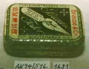 Automaten-Blechdose für 10 Stück "Brause Feder Brause und Co."