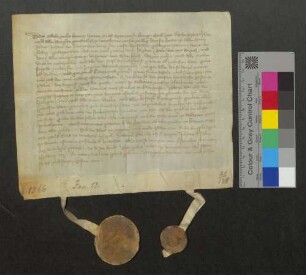 Die von Winterthur versöhnen sich mit dem Grafen Egeno von Freiburg wegen der Gefangenschaft ihres Mitbürgers Johannes Saler, den Egeno wieder freigegeben hat.