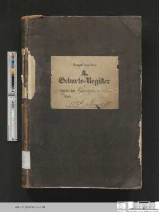 Geburtsregister Stadt Frankfurt (Oder) 1896, Urkunde 1499-1745