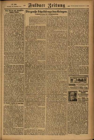 Zweite Ausgabe vom Sonntag, den 23. Dezember 1923.