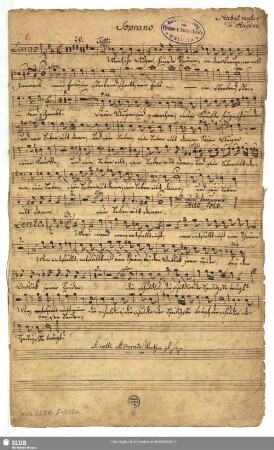 Stabat mater - Mus.3356-E-510a : V (4), Coro, orch; Hob XXbis