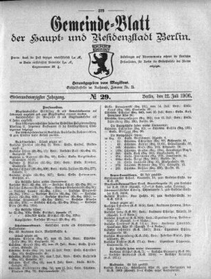 1906,29: No. 29, 22. Juli 1906