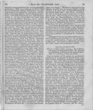 Sulzer, E.: Kurze Erdbeschreibung der Eidgenossenschaft. Herrn Emanuel von Fellenberg gewidmet. Zürich: Orell, Füßli & Compagnie 1826